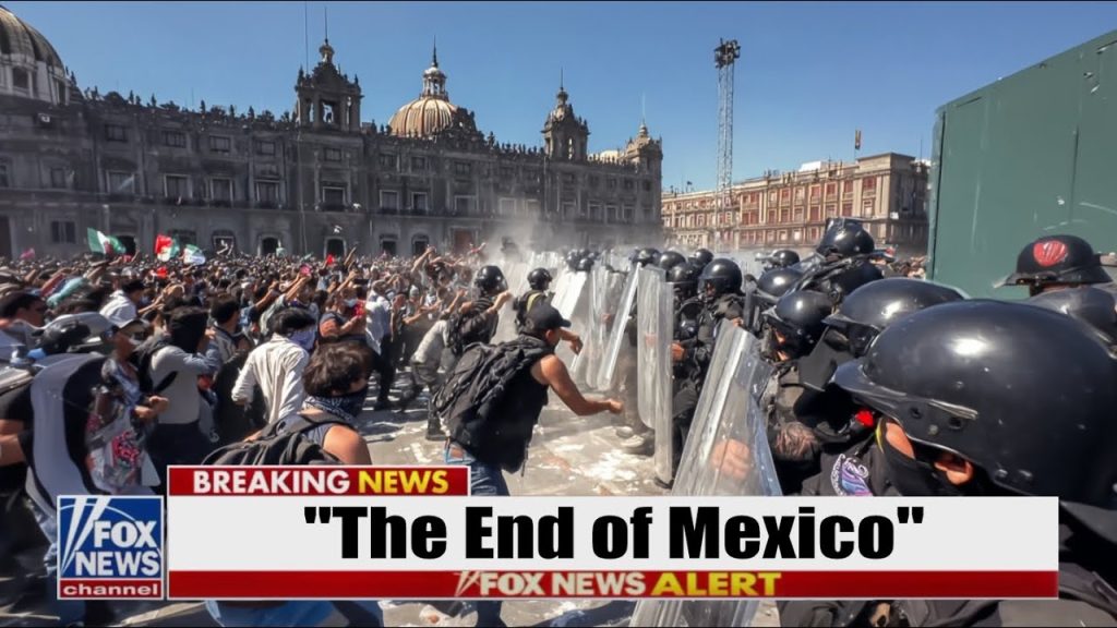 Mexican MOB OVERTHROWS Capital… as “Socialist President” FLOODS AMERICA with CARTELS