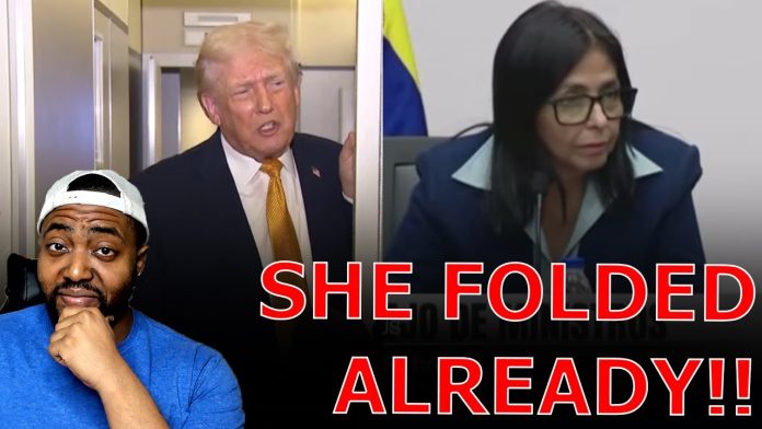 Venezuelan Vice President IMMEDIATELY FOLDS TO TRUMP After He ISSUES ANOTHER BRUTAL WARNING!