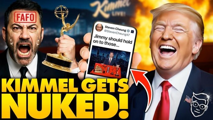 White House Publicly TORCHES Jimmy Kimmel After He Offers Trump His Hollywood Awards to Stop ICE…🔥