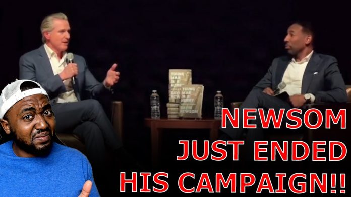 Gavin Newsom PANICS After Getting MAJOR BACKLASH For Telling Black People He Is Dumb Like Them!