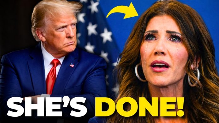 Kristi Noem in SERIOUS TROUBLE After Financial Records Leak