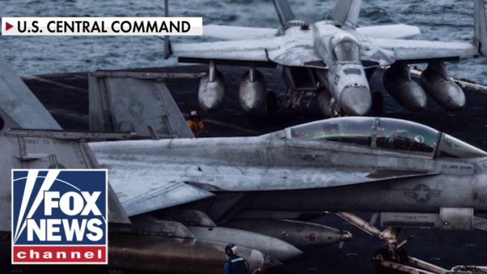 maxresdefault-817 CENTCOM releases NEW footage of ‘Super Hornet’ jets as military weighs Iran options