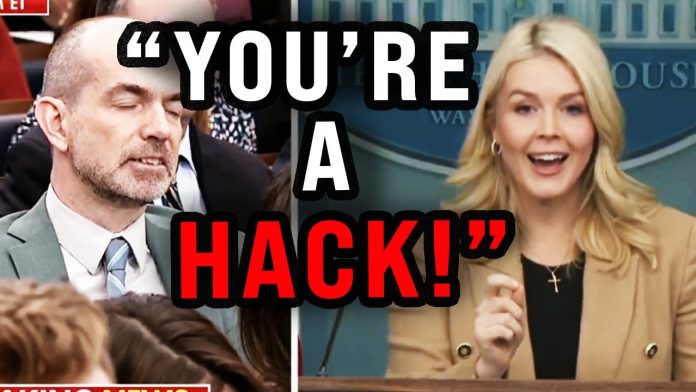 Karoline Leavitt ENDS HIS CAREER on Live TV!