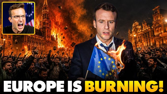 Europe Has Fallen: Brussels Set ABLAZE! European Capital in FLAMES as 3rd World Invaders BURN City🔥